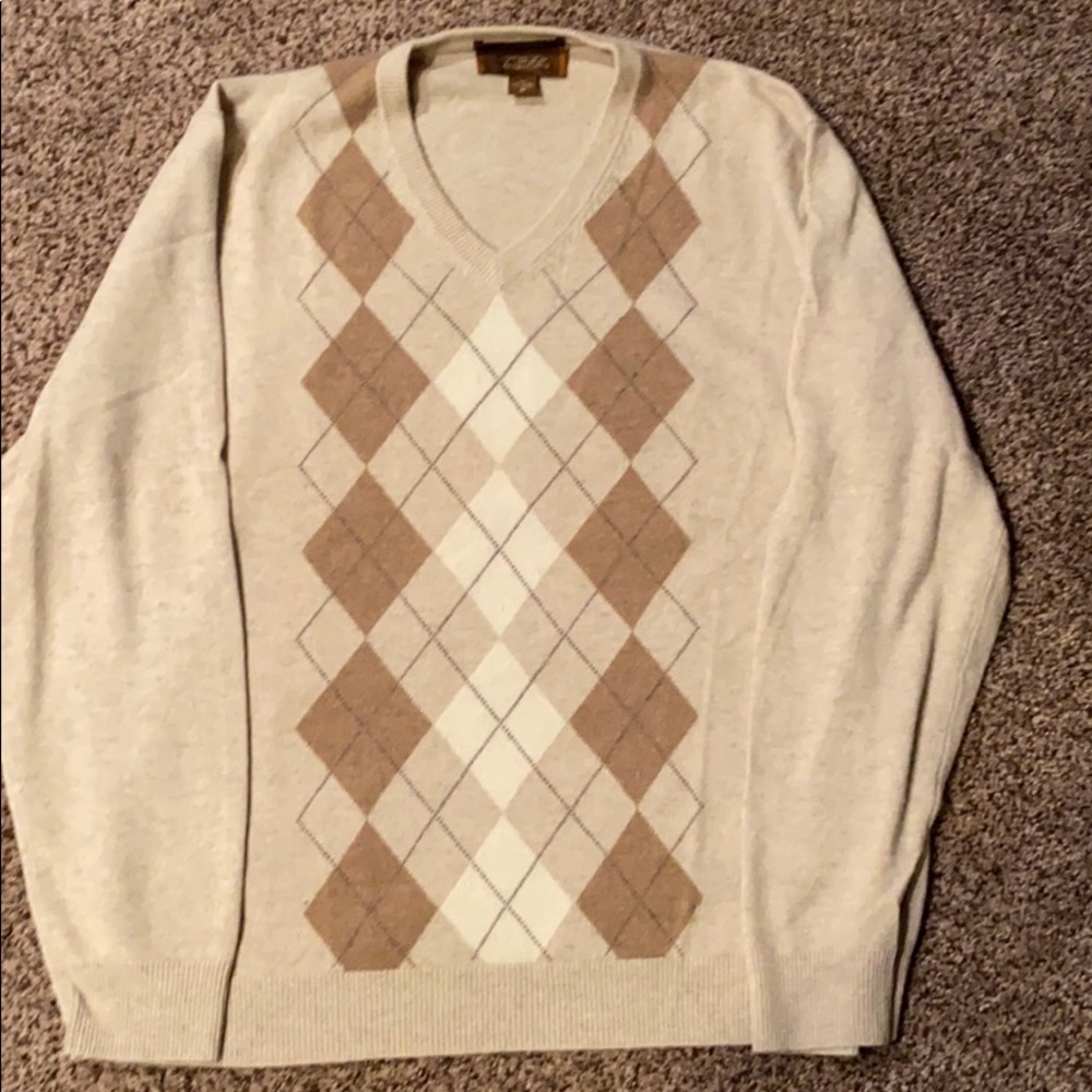 Men’s Tasso Elba 100% cashmere sweater Size M